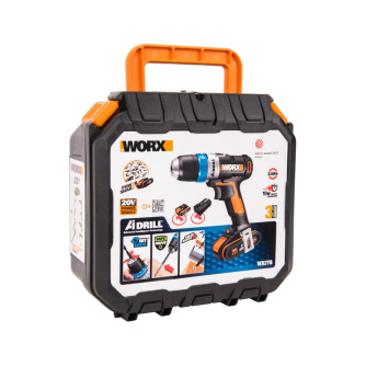 Купить Дрель аккумуляторная WORX AiDrill WX178.1 20V 2Ач кейс фото №7